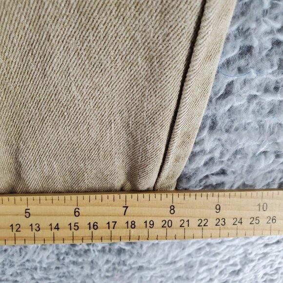 Levis Jeans Mens 34x30 Tan 505 Regular Fit 100% Cotton Made In Hong Kong - Picture 11 of 14